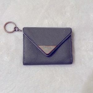 Gray Rebecca Minkoff card key holder/coin purse